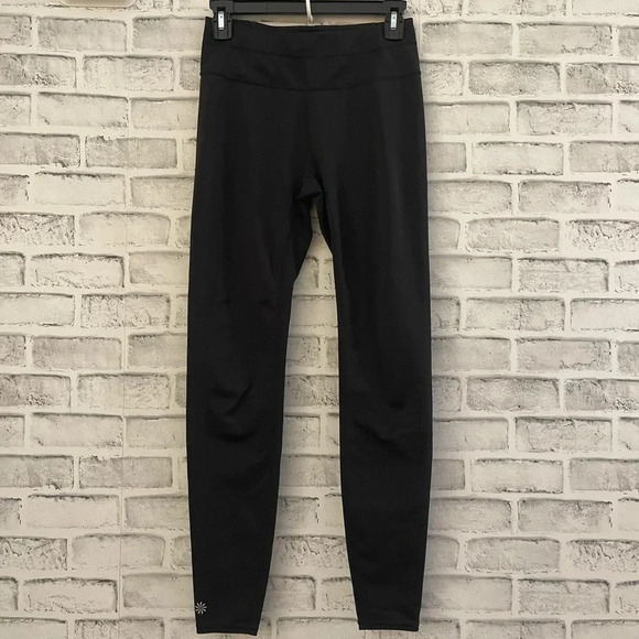 Women’s Athleta thick compression style leggings, black Small - Picture 1 of 4